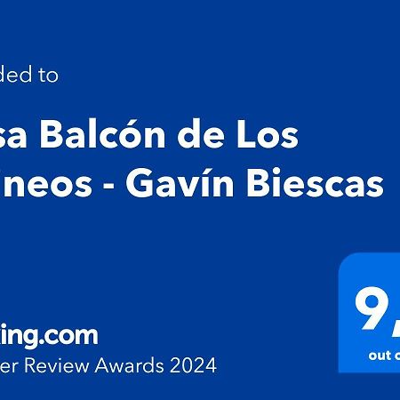 Casa Balcon De Los Pirineos - Gavin Biescas 外观 照片