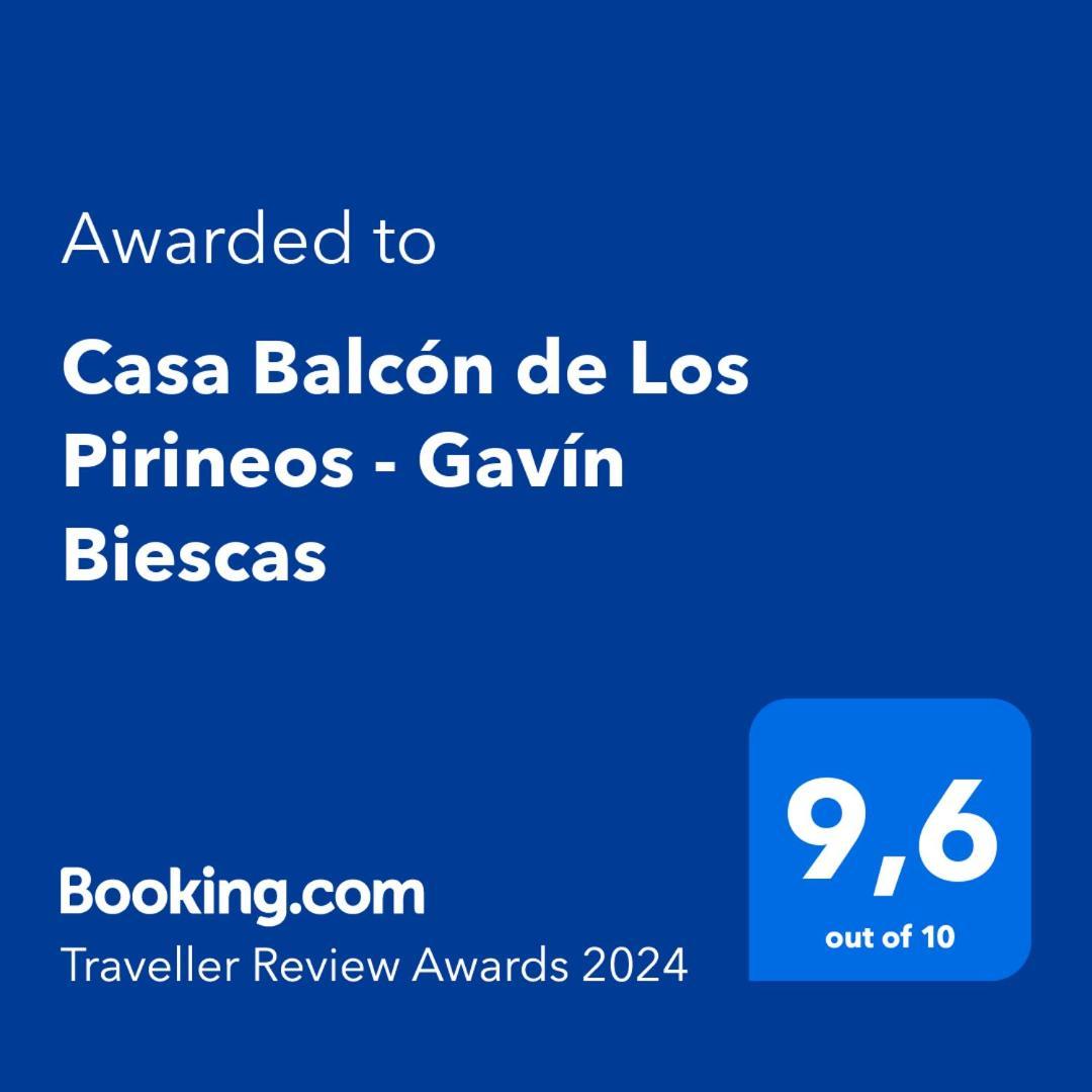 Casa Balcon De Los Pirineos - Gavin Biescas 外观 照片